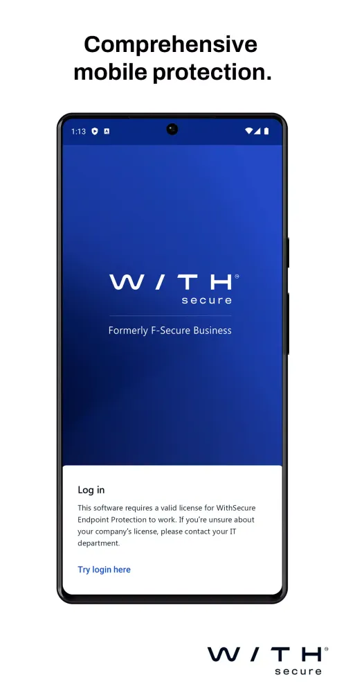 Zrzuty ekranu WithSecure Mobile Protection
