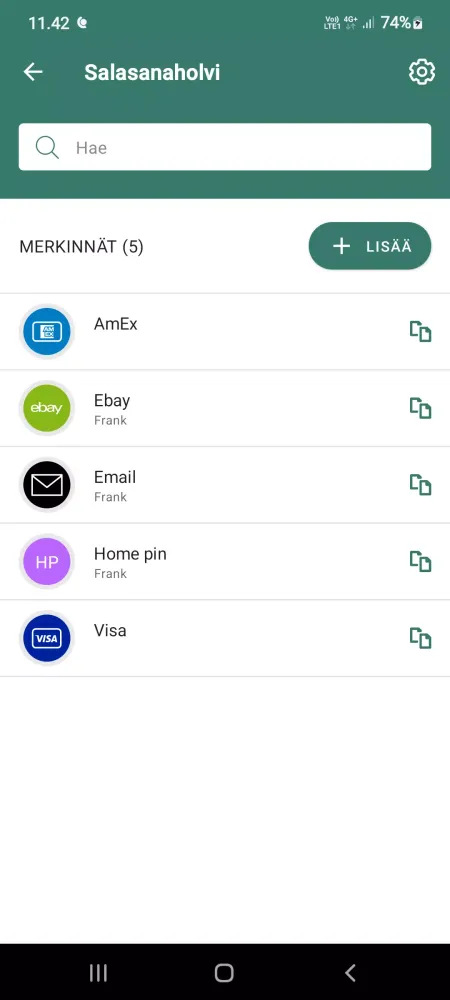 Fortum Safe Screenshots