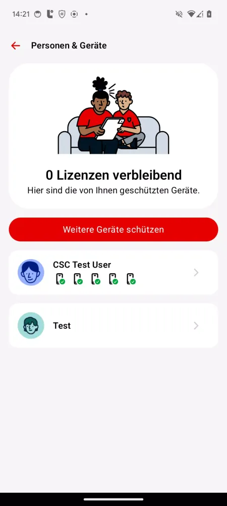 Vodafone Sicherheitspaket স্ক্রিনশট