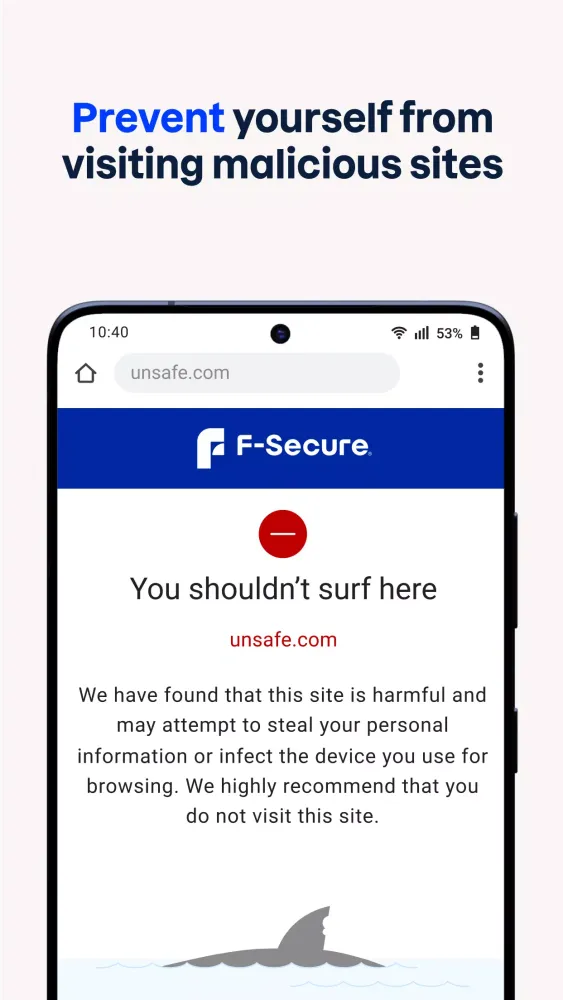 Ảnh chụp màn hình của F-Secure Sense