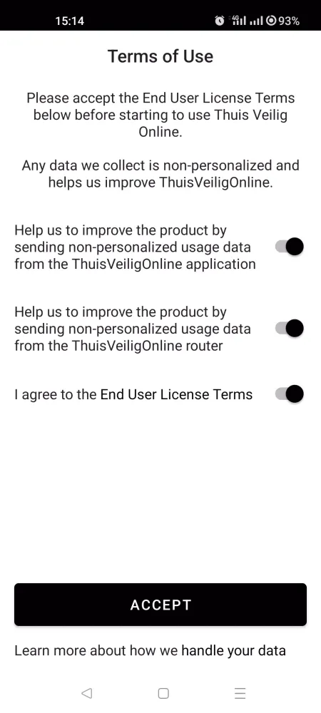 Thuis Veilig Online Ekran Görüntüleri