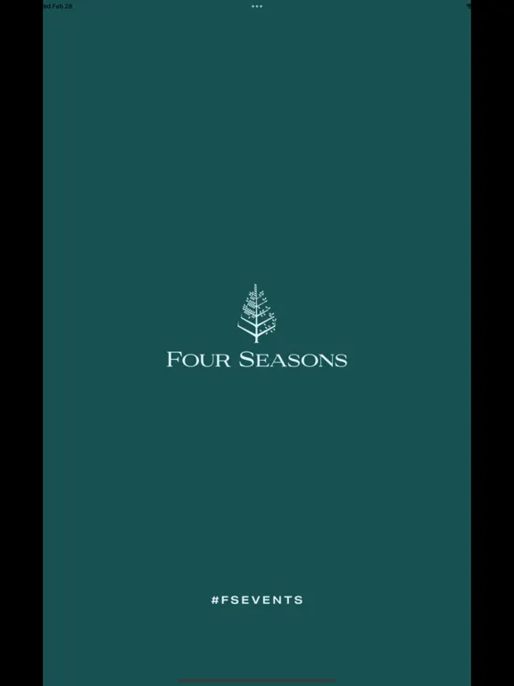 Zrzuty ekranu Four Seasons Events iPad 