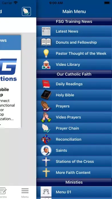 Capturas de pantalla de FSG Mobile Connect Training