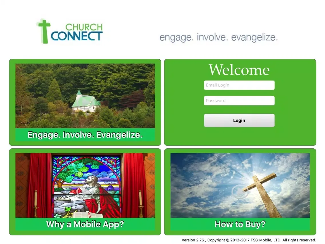 Church Connect iPad  Screenshots