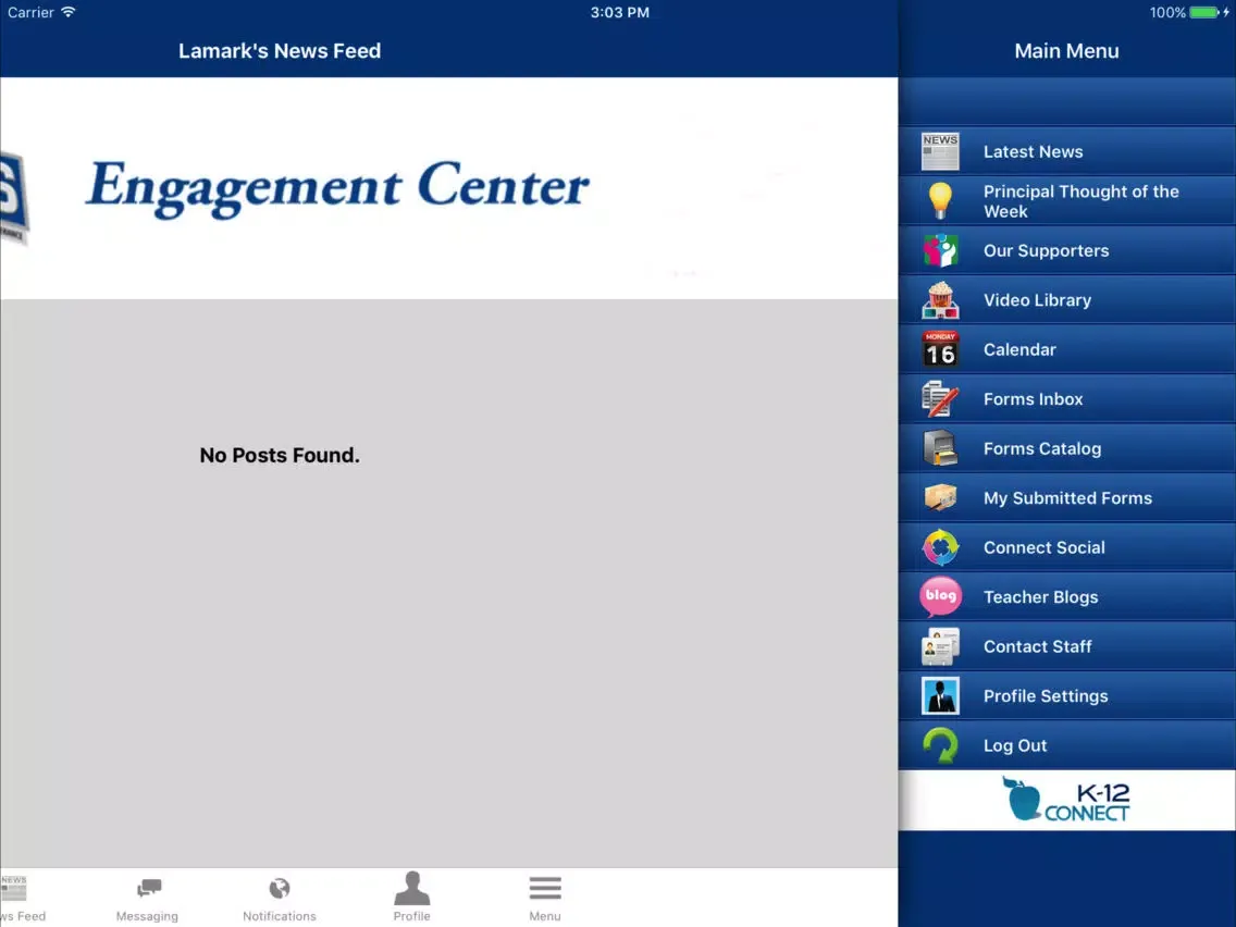 DPSA Engagement Center iPad  Screenshots