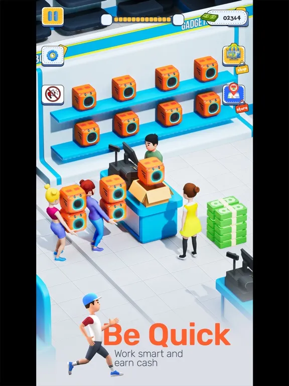 Capturas de pantalla de Electronics Store Tycoon Games iPad 