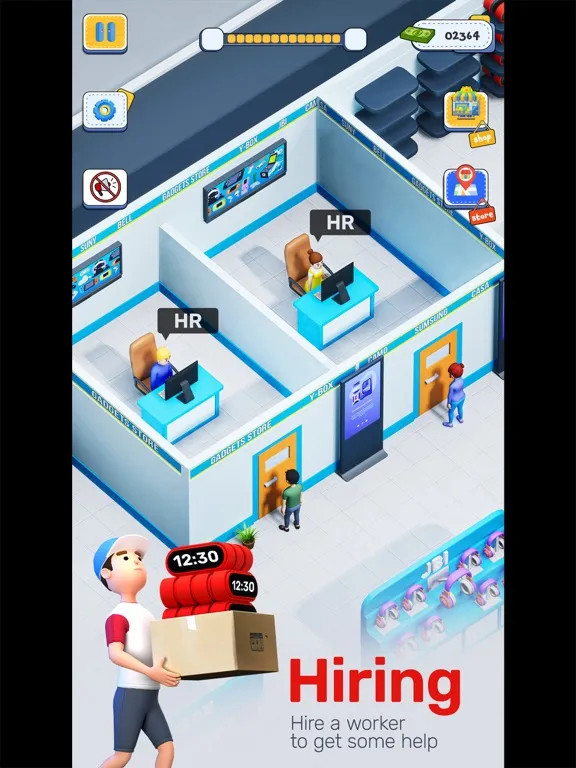Capturas de pantalla de Electronics Store Tycoon Games iPad 