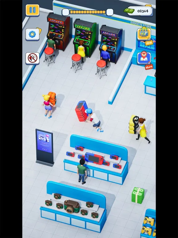 Capturas de pantalla de Electronics Store Tycoon Games iPad 