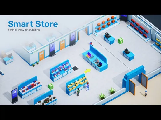 Capturas de pantalla de Electronics Store Tycoon Games iPad 