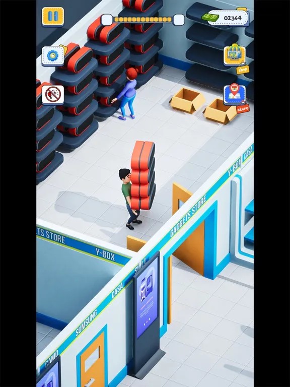 Capturas de pantalla de Electronics Store Tycoon Games iPad 