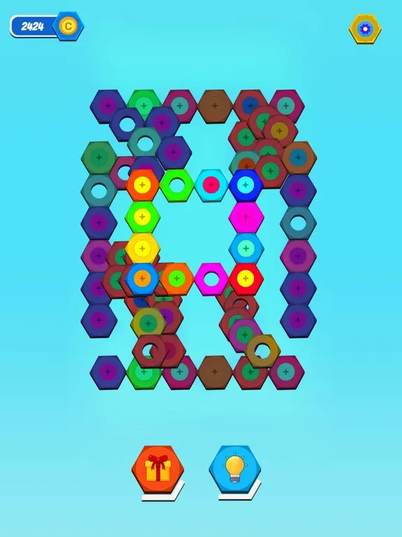 Zrzuty ekranu Nuts & Bolts Sorting Games 3D iPad 