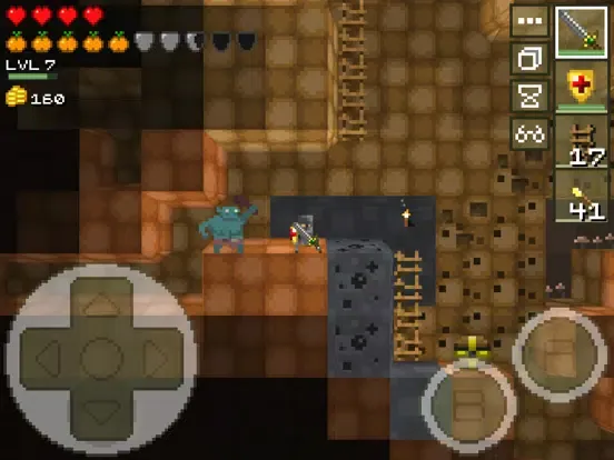 Tangkapan skrin LostMiner: Build & Craft Game iPad 