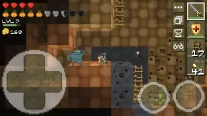 Tangkapan skrin LostMiner: Build & Craft Game