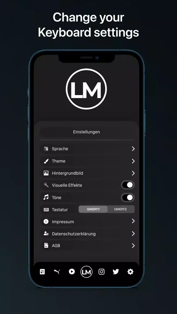 Screenshot di Lothar Matthäus Keyboard