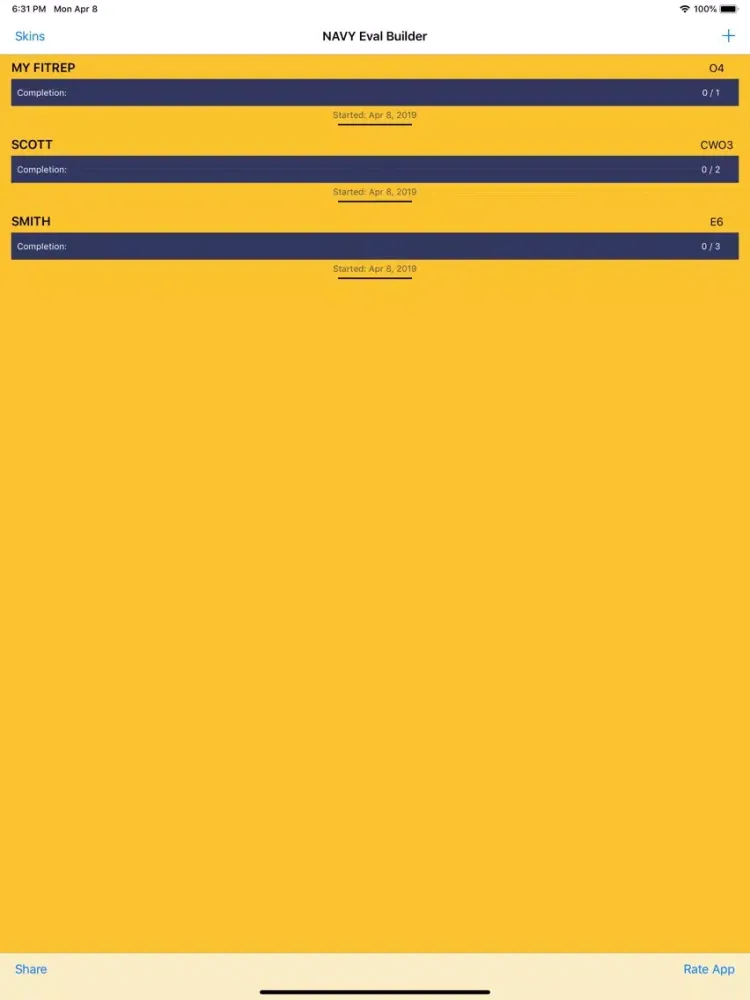 Eval Builder for the US Navy iPad 應用截圖