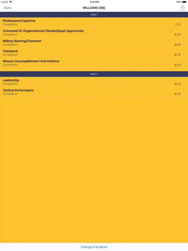 Eval Builder for the US Navy iPad 應用截圖
