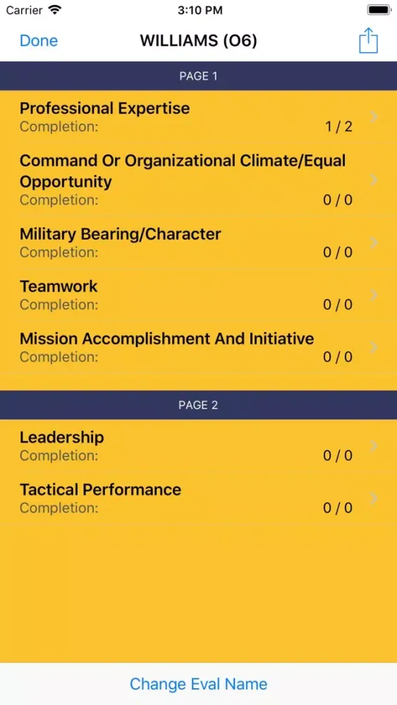 Eval Builder for the US Navy應用截圖