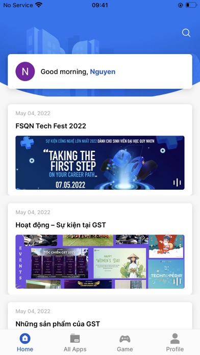 Ảnh chụp màn hình của myFPT