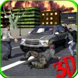 Car Driving Zombie Shooter 3d