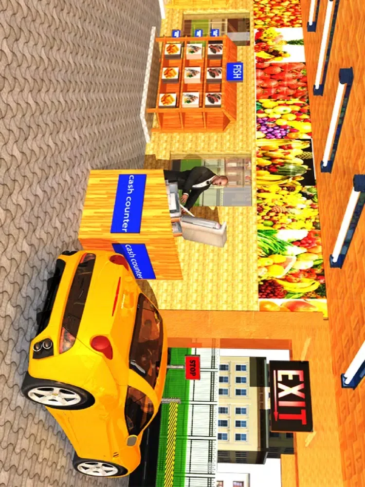 Zrzuty ekranu Drive through Supermarket 3D iPad 