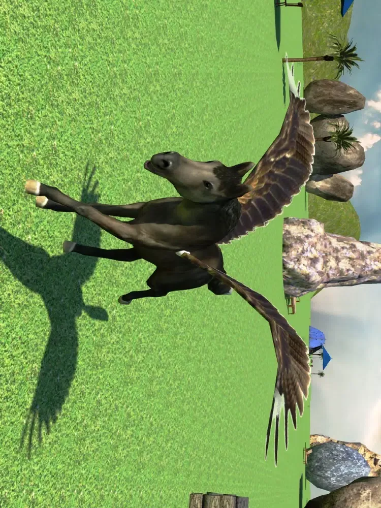 Ảnh chụp màn hình của Flying Horse Ride Adventure iPad 