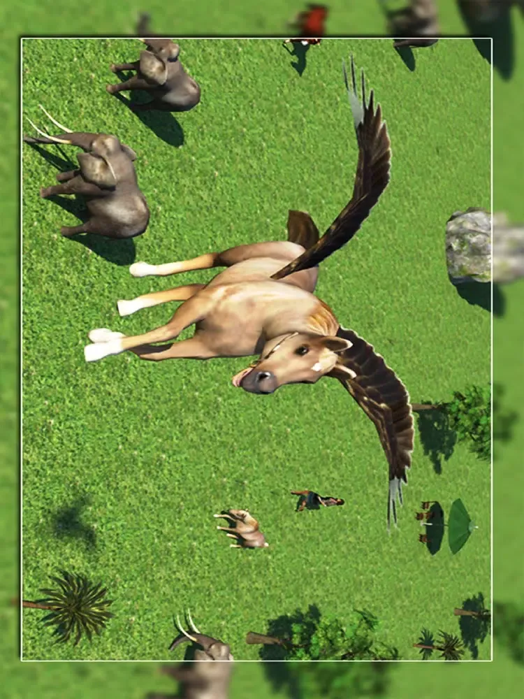 Ảnh chụp màn hình của Flying Horse Ride Adventure iPad 