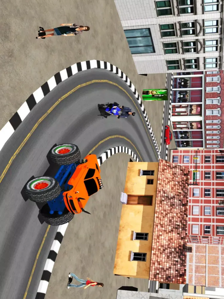 Captures d'écran de Futuristic Flying Police Bike iPad 