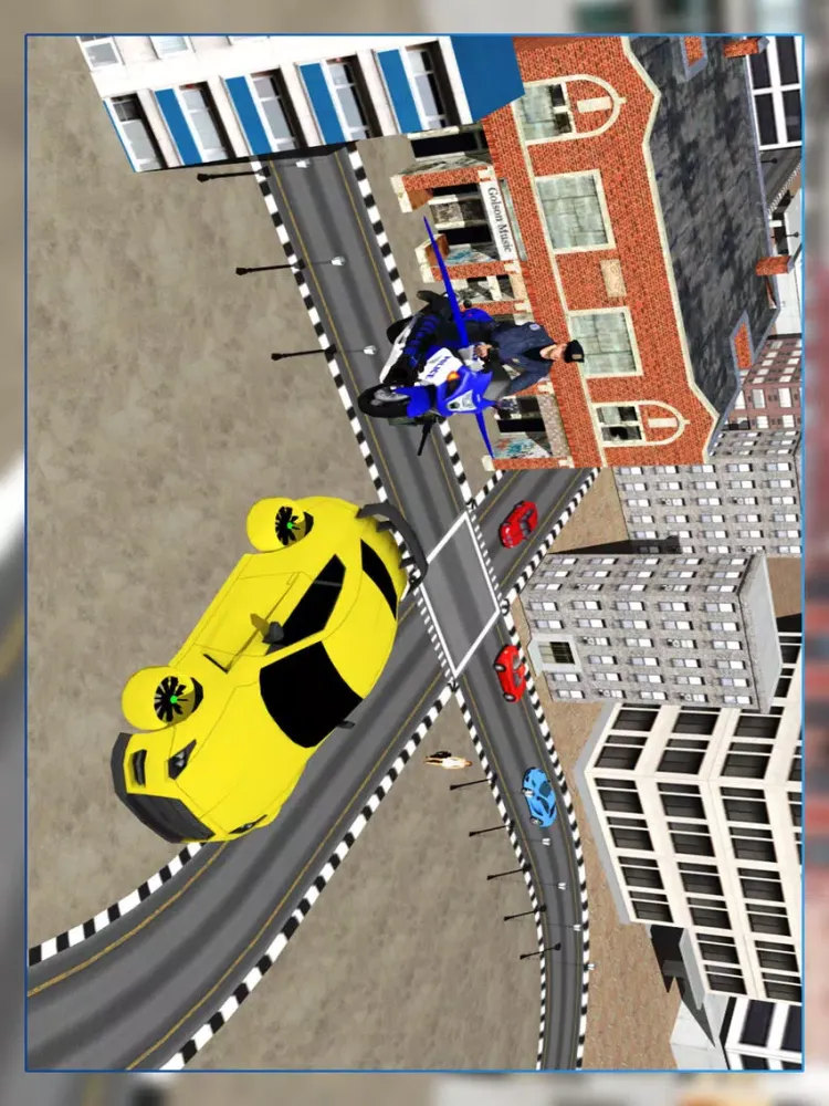 Captures d'écran de Futuristic Flying Police Bike iPad 