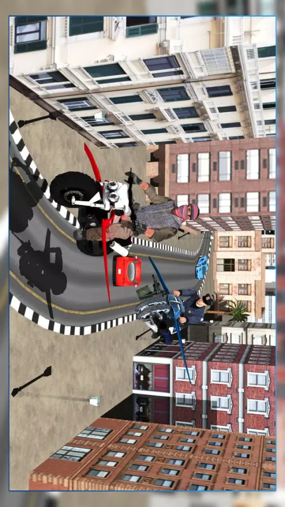 Captures d'écran de Futuristic Flying Police Bike