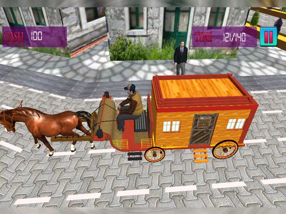 Horse Carriage Transport Sim iPad 应用截图