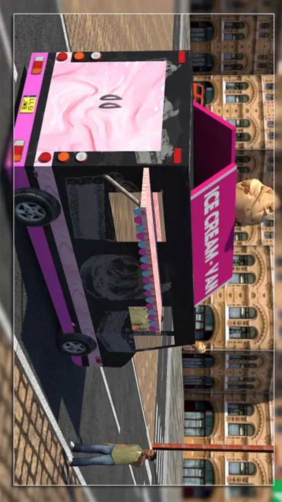 Captures d'écran de Ice Cream Delivery Van 3d
