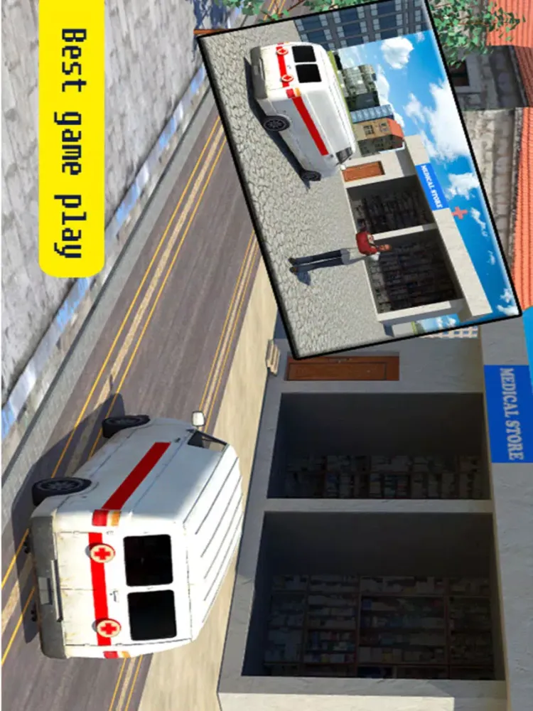 Pharmacy Delivery Van 3d Sim iPad 應用截圖