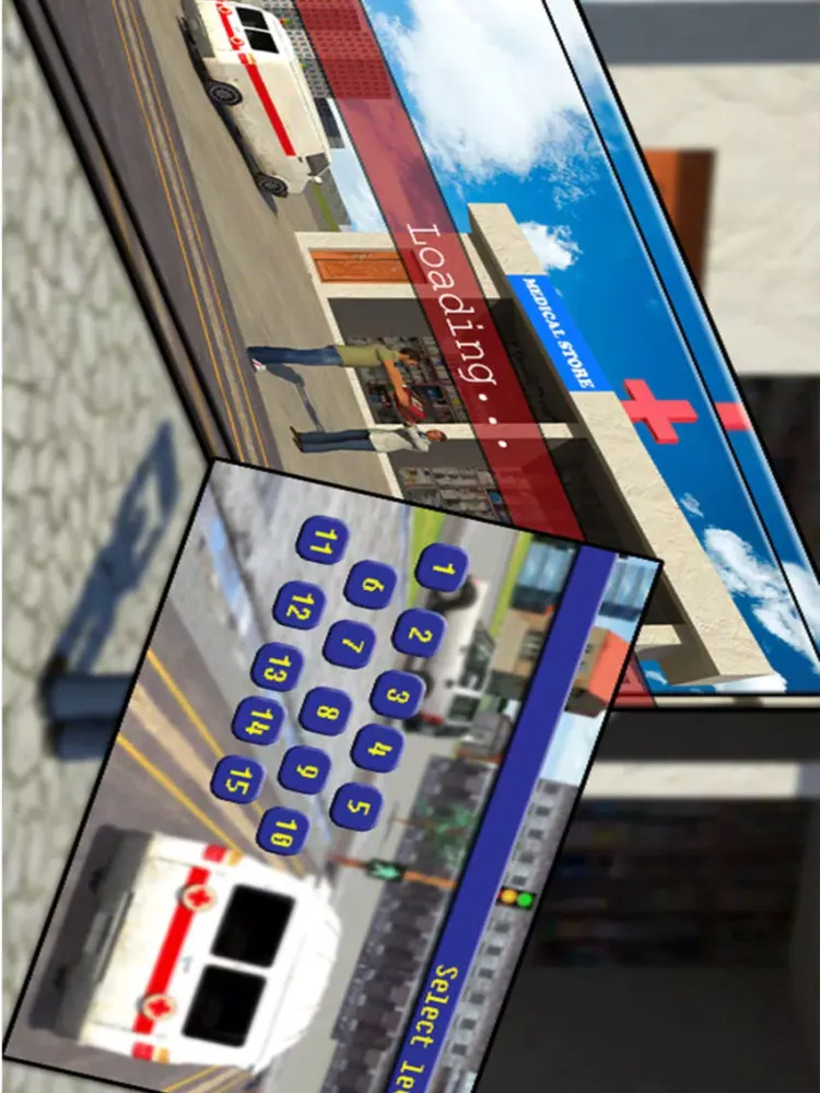 Pharmacy Delivery Van 3d Sim iPad 應用截圖