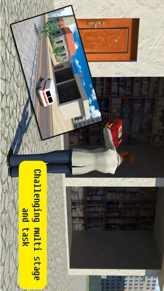 Pharmacy Delivery Van 3d Sim應用截圖