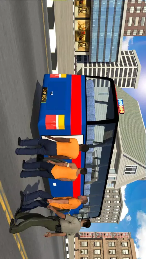 Police Bus Transport Criminals Ekran Görüntüleri