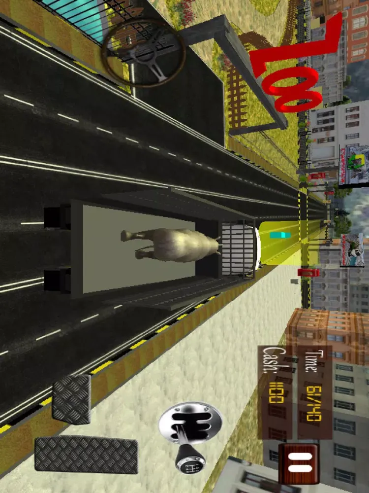 Wild Animal Transport Truck 3D iPad 应用截图