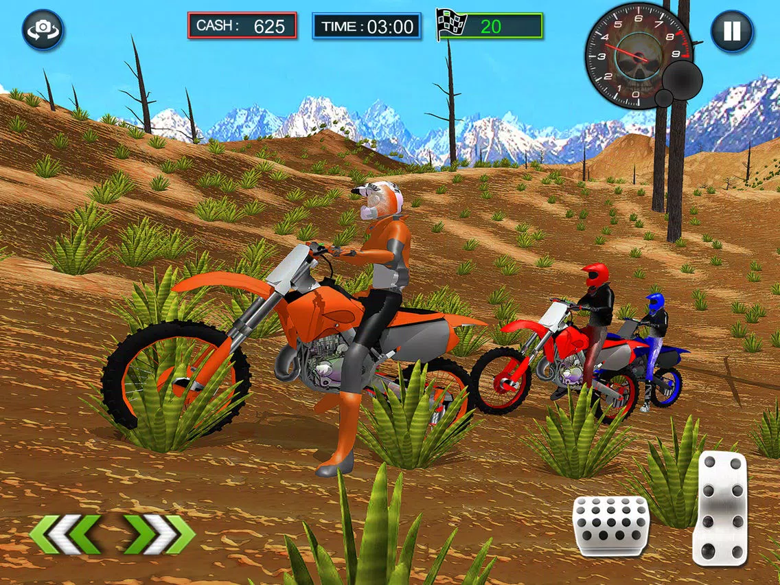 Fast Desert Bike Rivals : Crazy Uphill Driver iPad  스크린샷