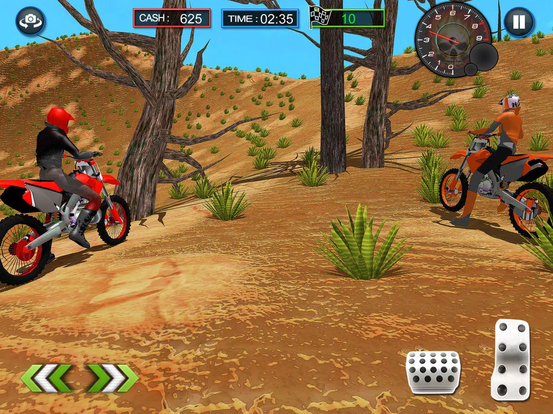 Fast Desert Bike Rivals : Crazy Uphill Driver iPad  스크린샷