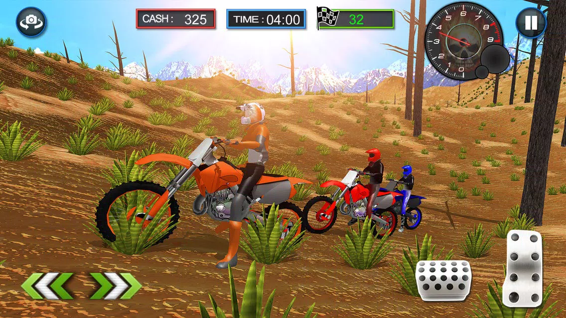 Fast Desert Bike Rivals : Crazy Uphill Driver 스크린샷