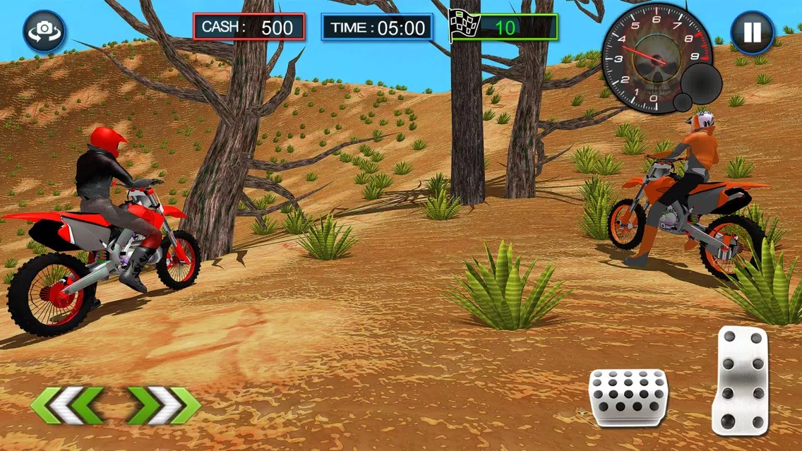 Fast Desert Bike Rivals : Crazy Uphill Driver 스크린샷