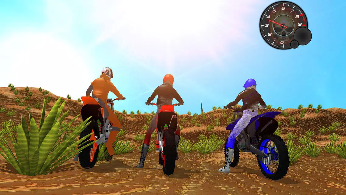 Fast Desert Bike Rivals : Crazy Uphill Driver 스크린샷