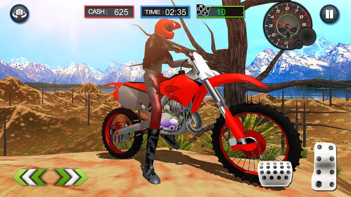 Fast Desert Bike Rivals : Crazy Uphill Driver 스크린샷