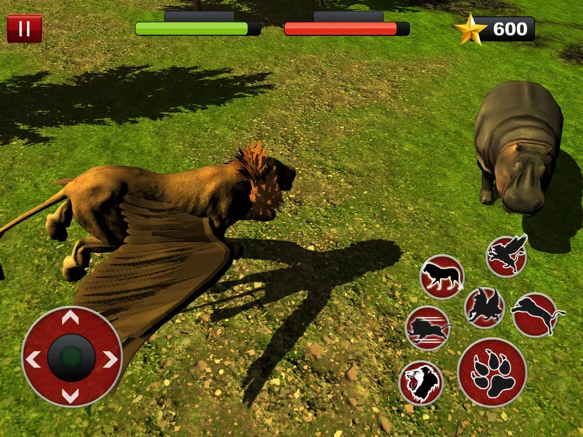 Capturas de pantalla de Flying Lion Simulator : Angry Wild Animal Fight iPad 
