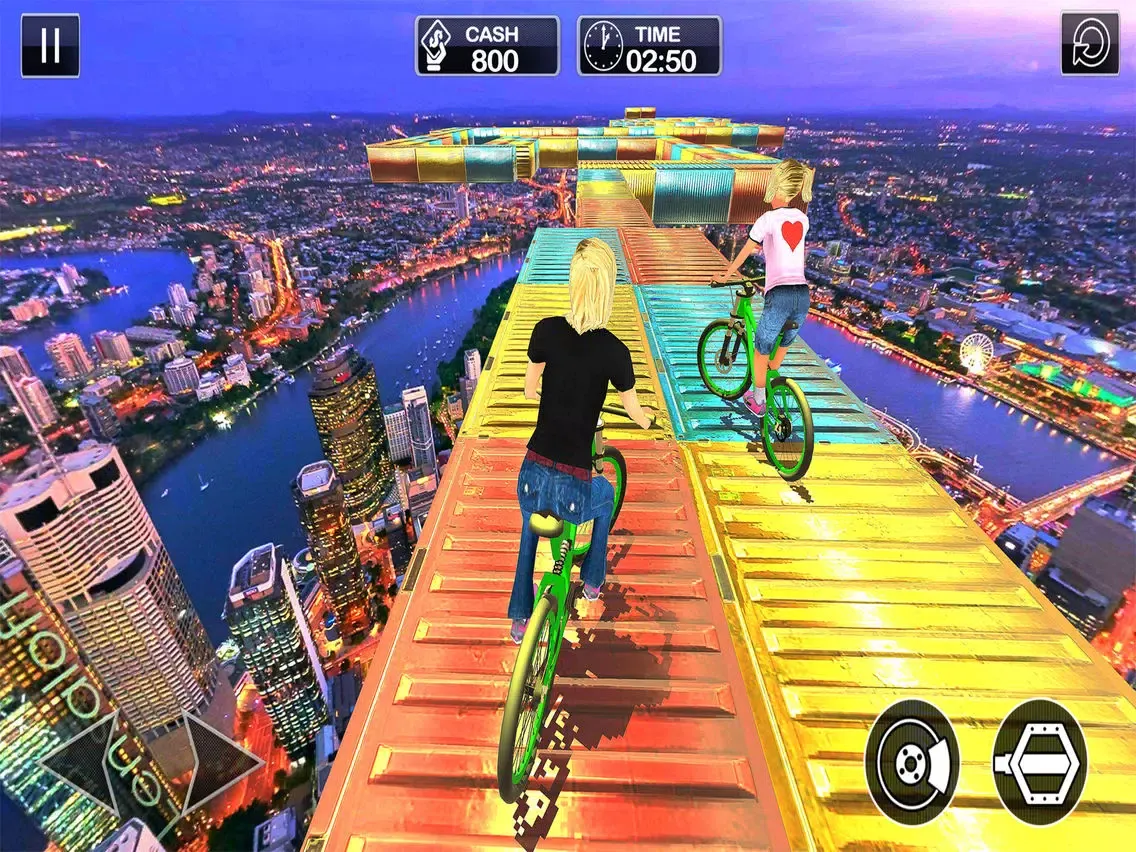 Capturas de pantalla de Impossible Tracks Bicycle Rider: Stunt Driver 2017 iPad 