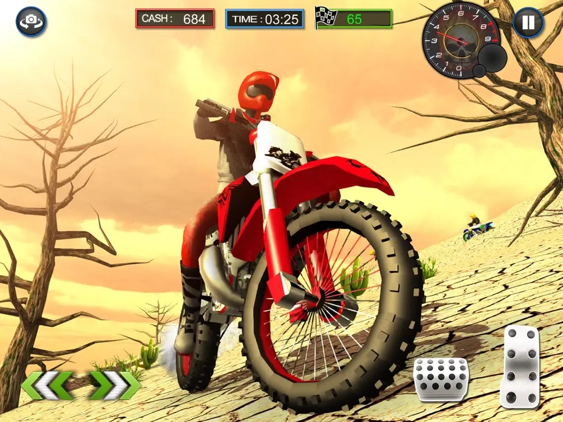 تصاویر Desert Race Challenges : Fast Speed Bike iPad 