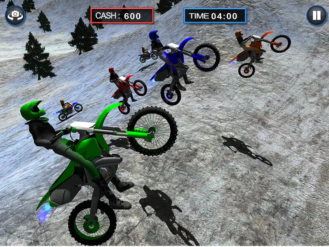 Скриншоты Bike Ride-r Frozen Highway Rally : Stunt Moto Free iPad 
