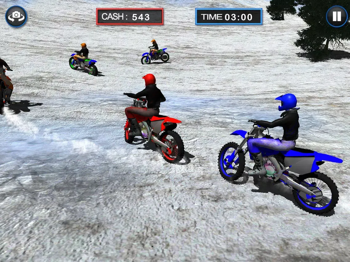 Скриншоты Bike Ride-r Frozen Highway Rally : Stunt Moto Free iPad 