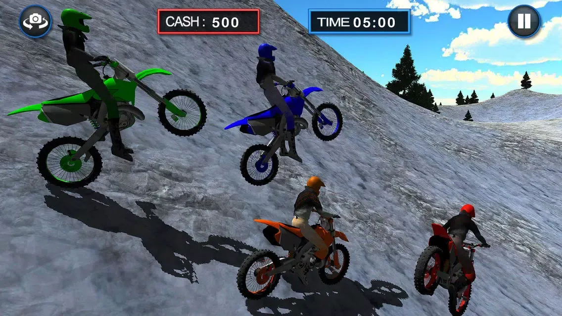 Скриншоты Bike Ride-r Frozen Highway Rally : Stunt Moto Free