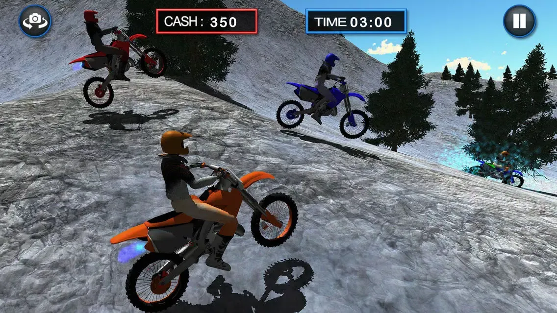 Скриншоты Bike Ride-r Frozen Highway Rally : Stunt Moto Free