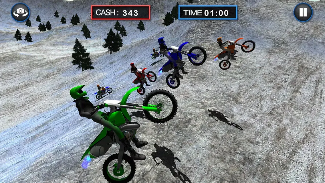 Скриншоты Bike Ride-r Frozen Highway Rally : Stunt Moto Free